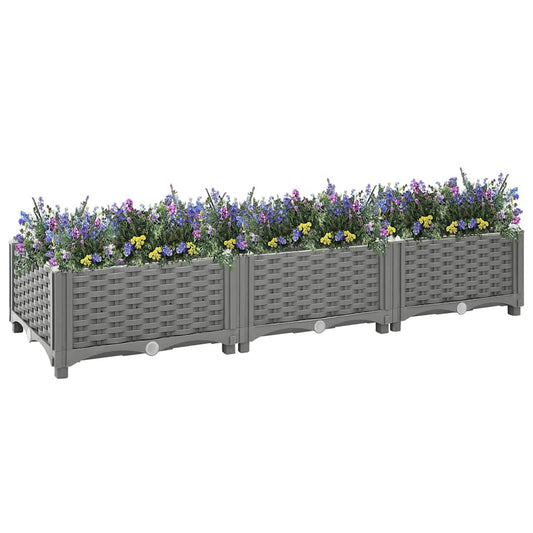 Hochbeet 120x40x23 cm Polypropylen