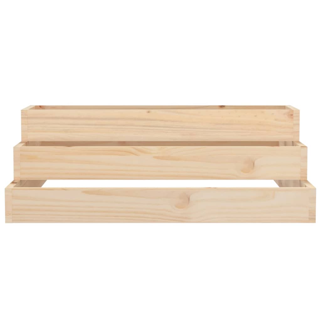 Plantekrukke 80x80x27 cm massivt fyrretræ