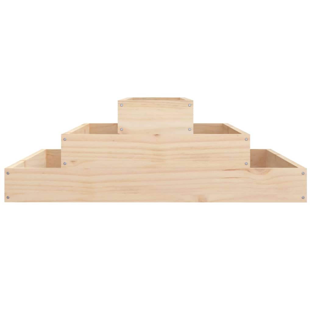 Plantekrukke 80x80x27 cm massivt fyrretræ