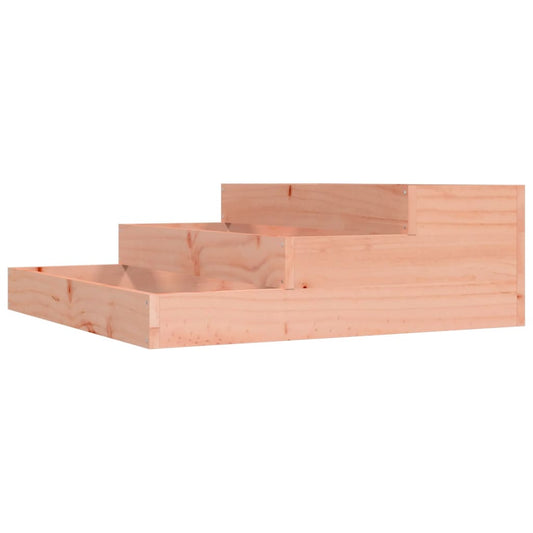 Pflanzkübel 78x78x27 cm Massivholz Douglasie