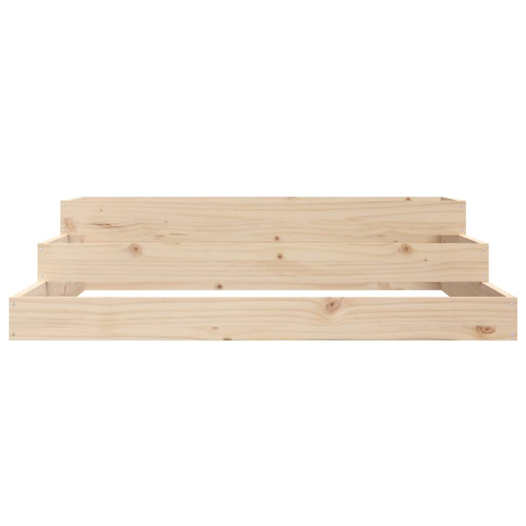 Plantekrukke 107x107x27 cm massivt fyrretræ