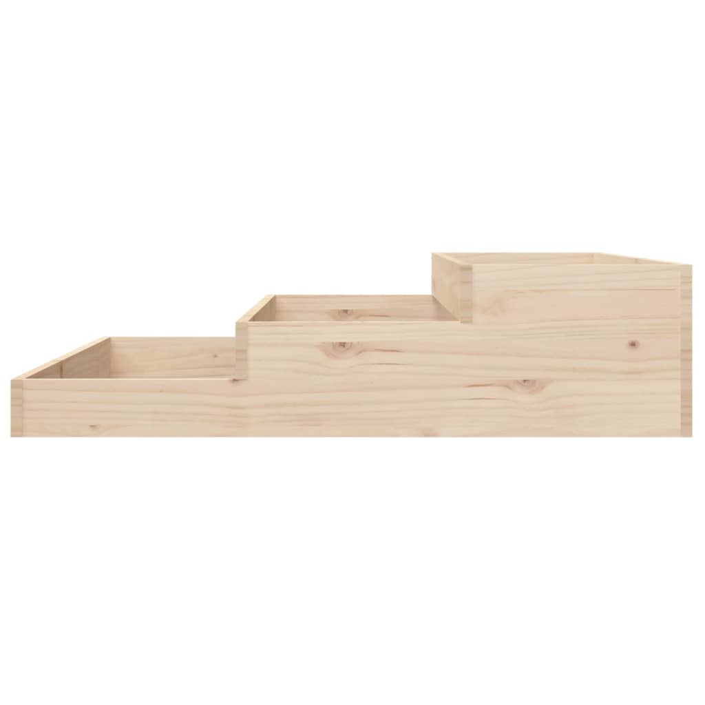 Plantekrukke 107x107x27 cm massivt fyrretræ