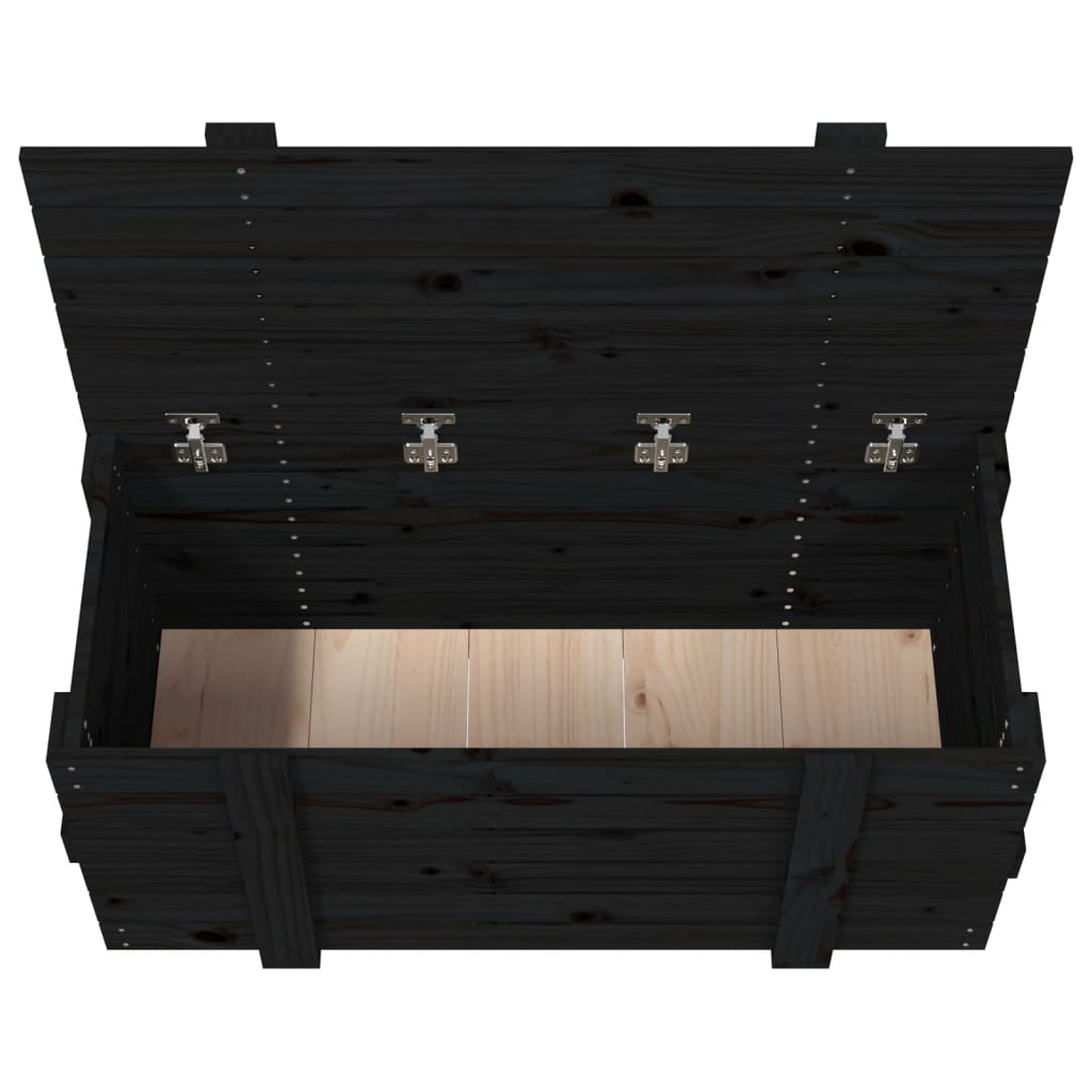 Bryst Sort 91x40,5x42 cm Massiv Fyr