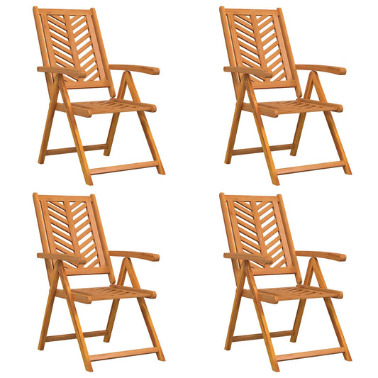 Recliner 4 pcs Braun 57 x 71 x 90cm Holz