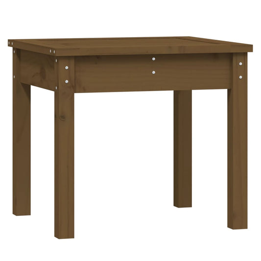 Havebænk honningbrun 50x44x45 cm massivt fyrretræ