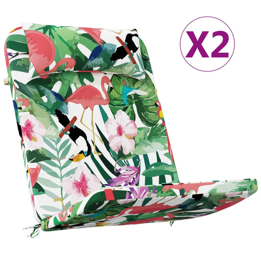 Adirondack-Auflagen 2 Stk. Mehrfarbig Oxford-Gewebe