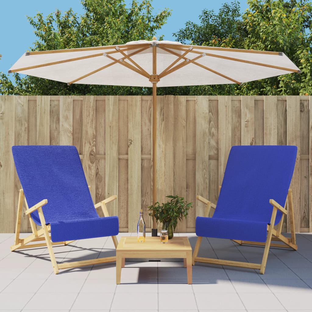 Badehåndklæder 2 stk Kongeblå 60x135 cm stof 400 GSM