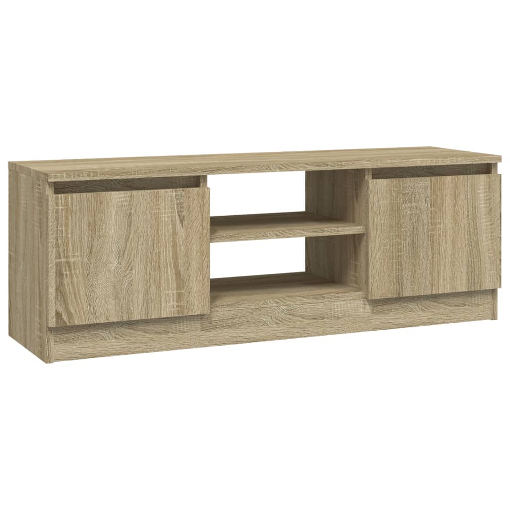 TV-skab med låge Sonoma eg 102x30x36 cm
