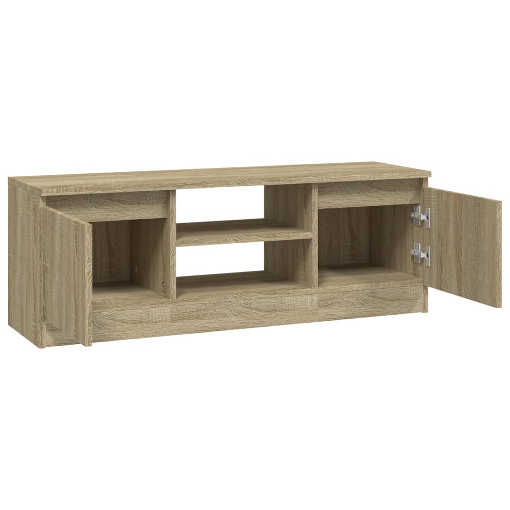 TV-skab med låge Sonoma eg 102x30x36 cm