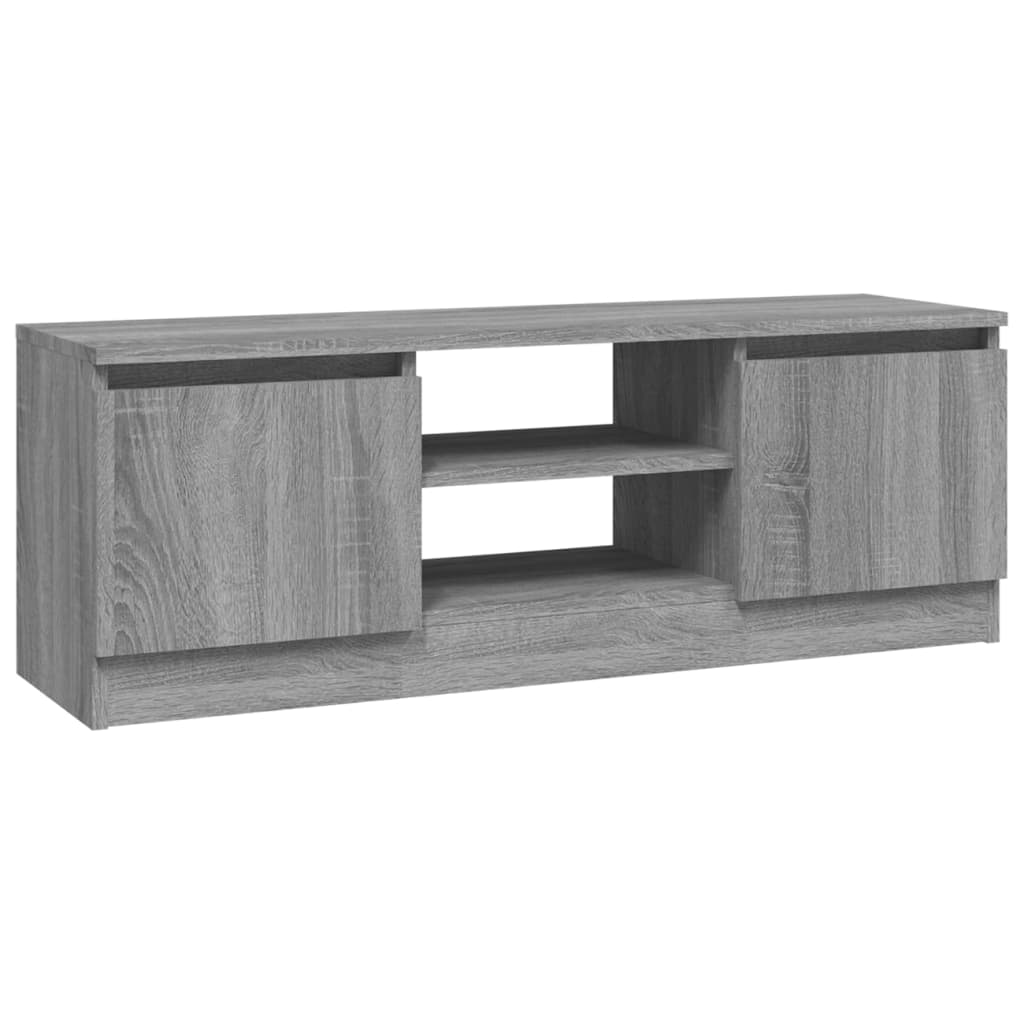 TV-skab med låge Grå Sonoma 102x30x36 cm