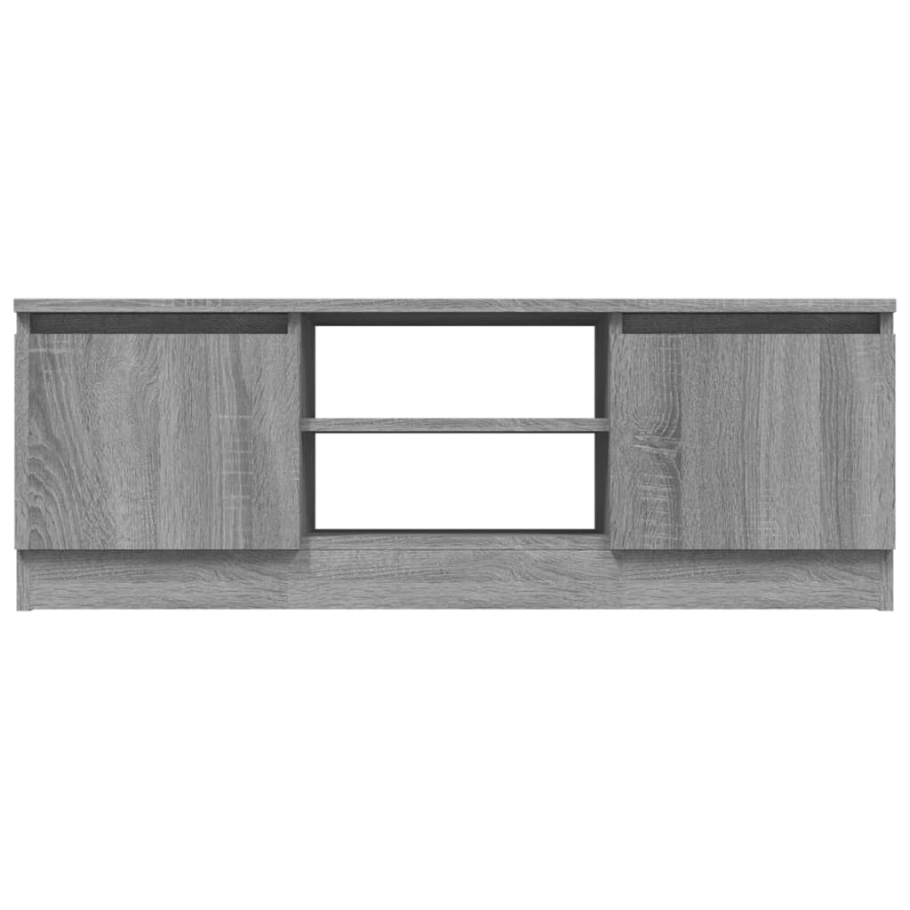 TV-skab med låge Grå Sonoma 102x30x36 cm