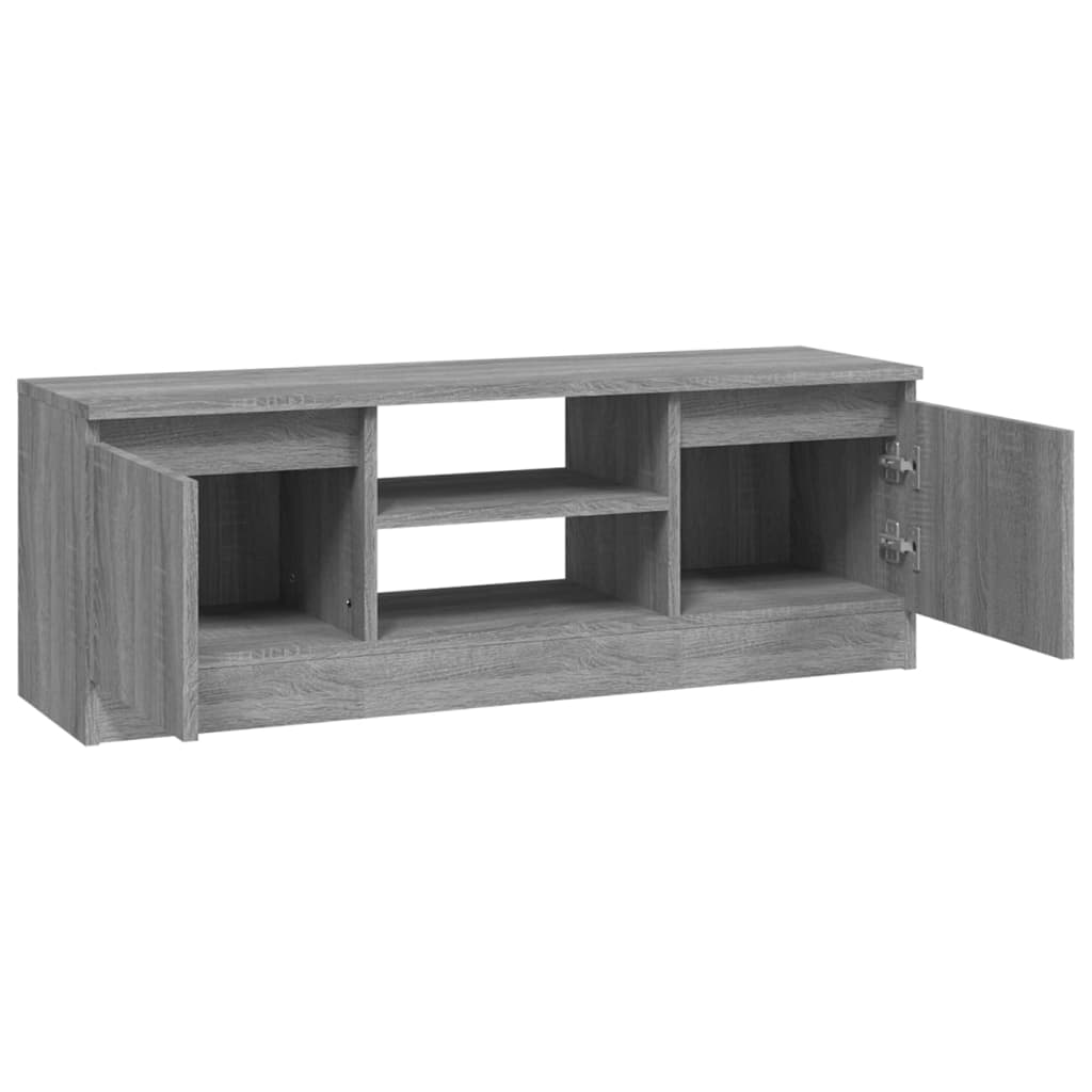 TV-skab med låge Grå Sonoma 102x30x36 cm