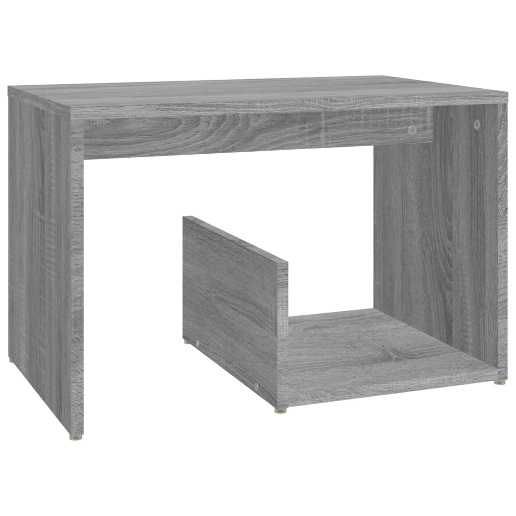 Sidebord gråt Sonoma 59x36x38 cm træmateriale