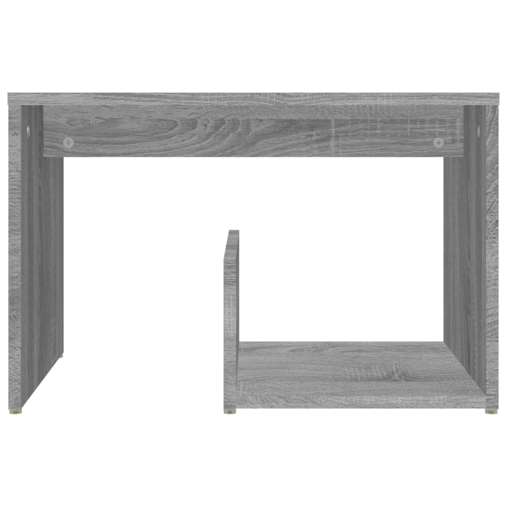 Sidebord gråt Sonoma 59x36x38 cm træmateriale