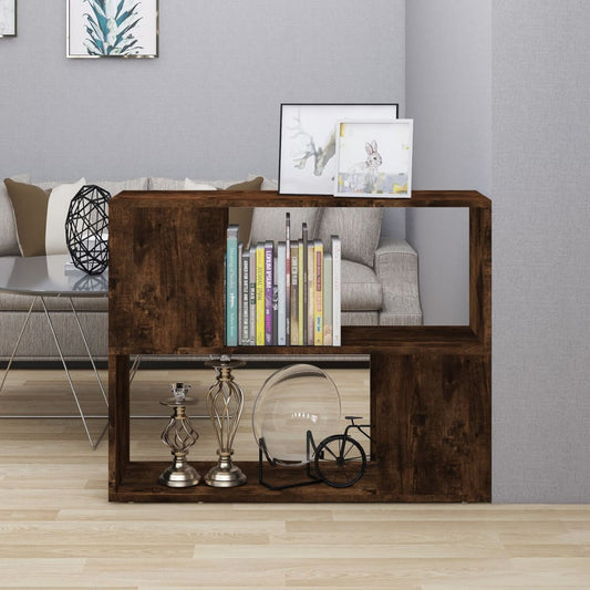 Bücherregal/Raumteiler Räuchereiche 80x24x63 cm