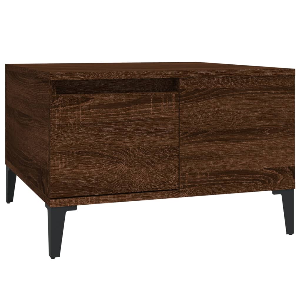 Sofabord Brun Eg Look 55x55x36,5 cm Træmateriale
