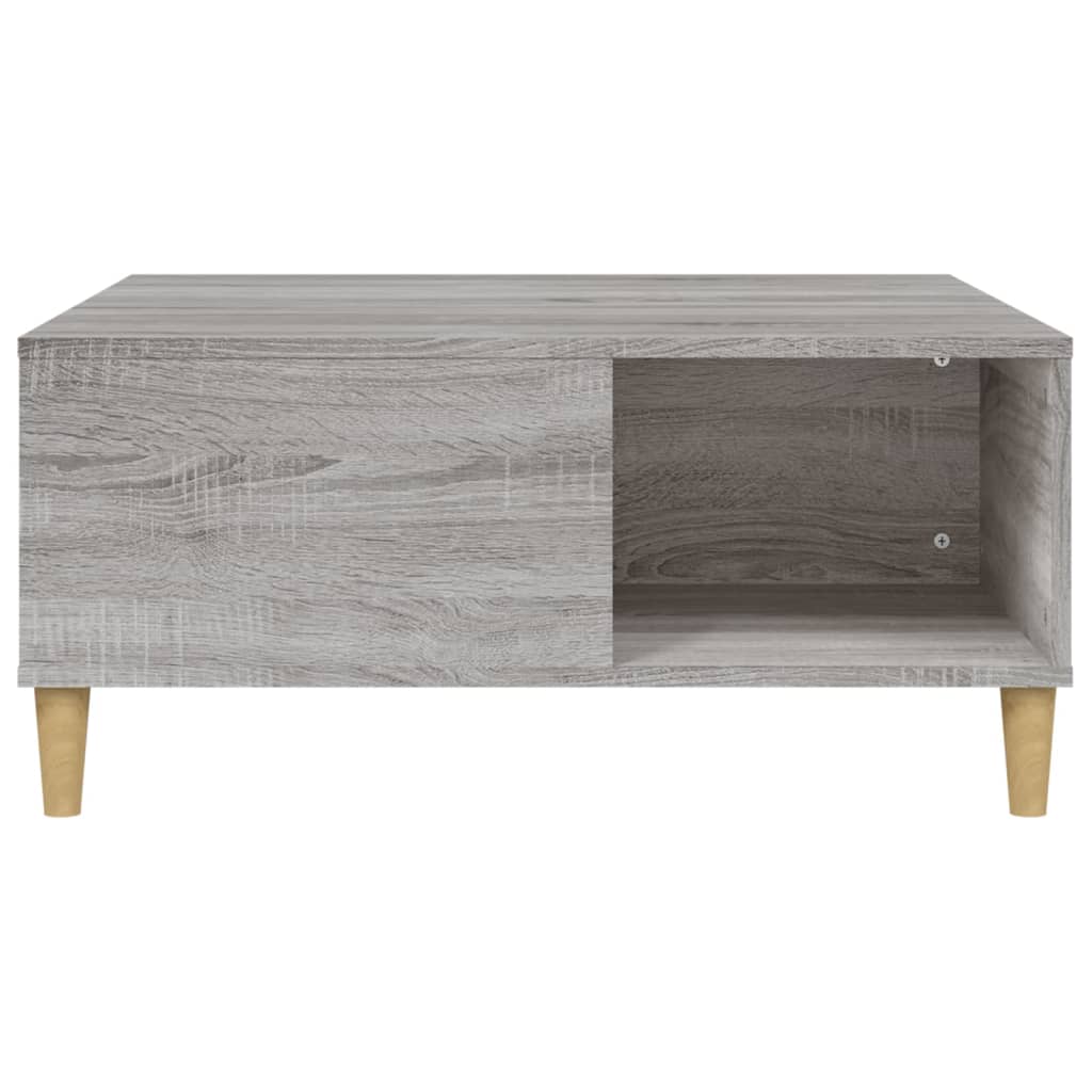 Sofabord Grå Sonoma 80x80x36,5 cm Træmateriale