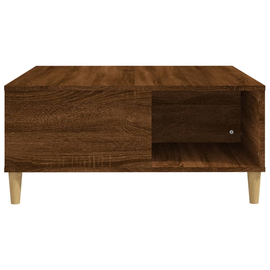 Sofabord Brun Eg Look 80x80x36,5 cm Træmateriale