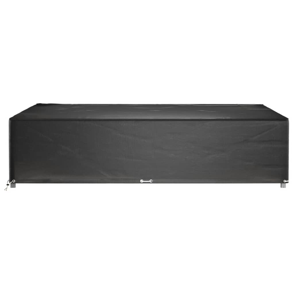 Havemøbelbetræk 2 stk 16 Øjer 240x240x55cm Firkantet