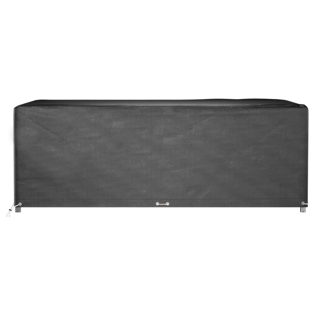 Havemøbelbetræk 2 stk 12 øjer 240x180x80 cm Rektangulær