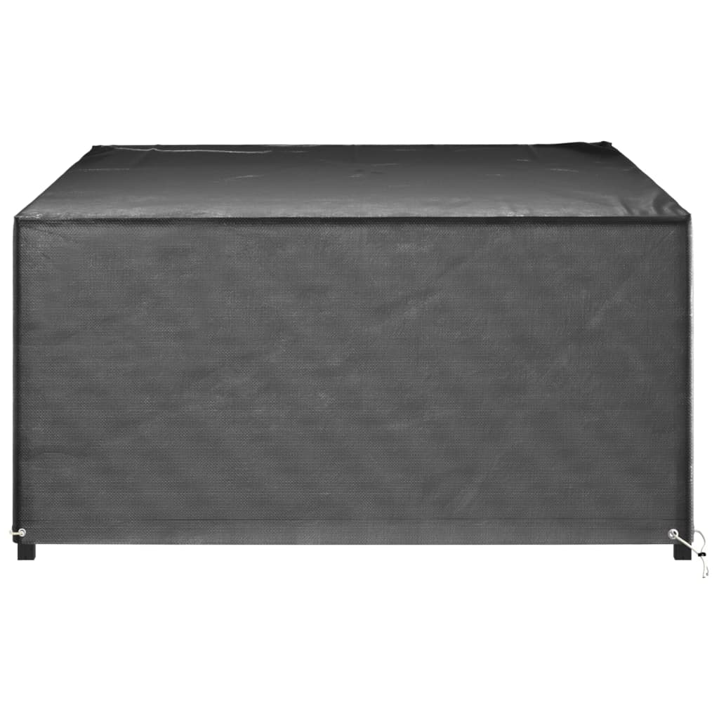 Havemøbelbetræk 2 stk 12 øjer 240x180x80 cm Rektangulær