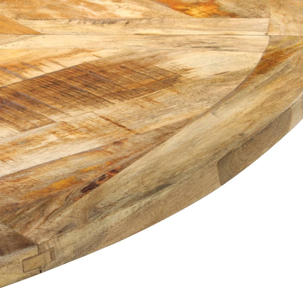 Spisebord Ø150x76 cm Massivt groft mangotræ