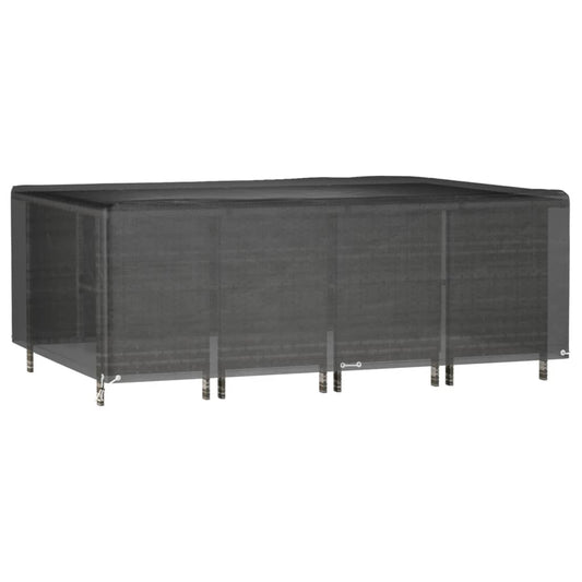 Gartenmöbel-Abdeckung 12 Ösen 240x180x80 cm Rechteckig