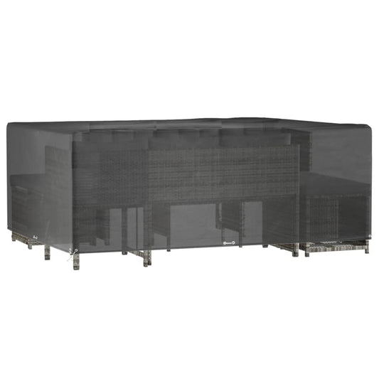 Gartenmöbel-Abdeckung 16 Ösen 300x250x90 cm Rechteckig