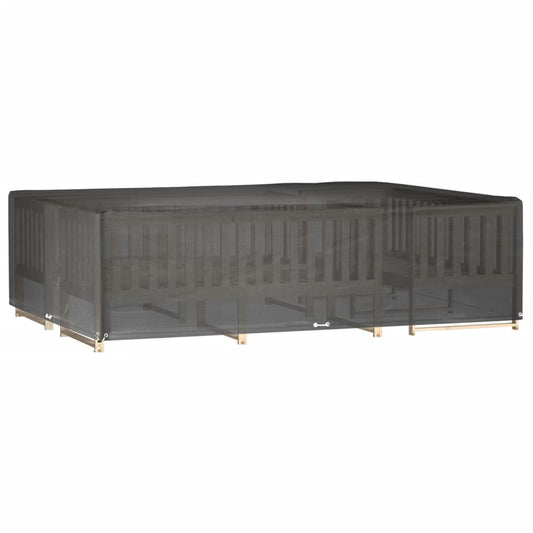 Gartenmöbel-Abdeckung 16 Ösen 300x200x75 cm Rechteckig