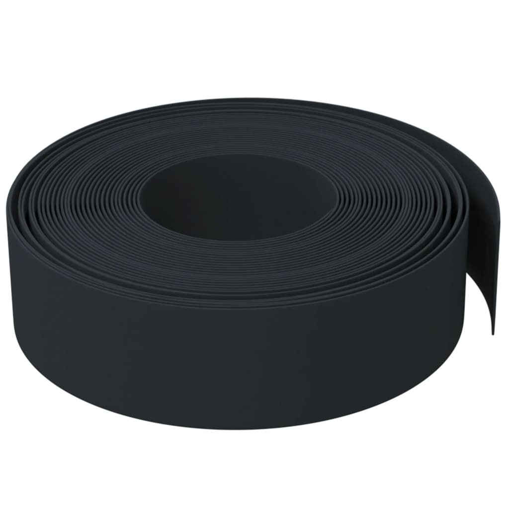 Plænekant 3 stk sort 10 m 15 cm polyethylen