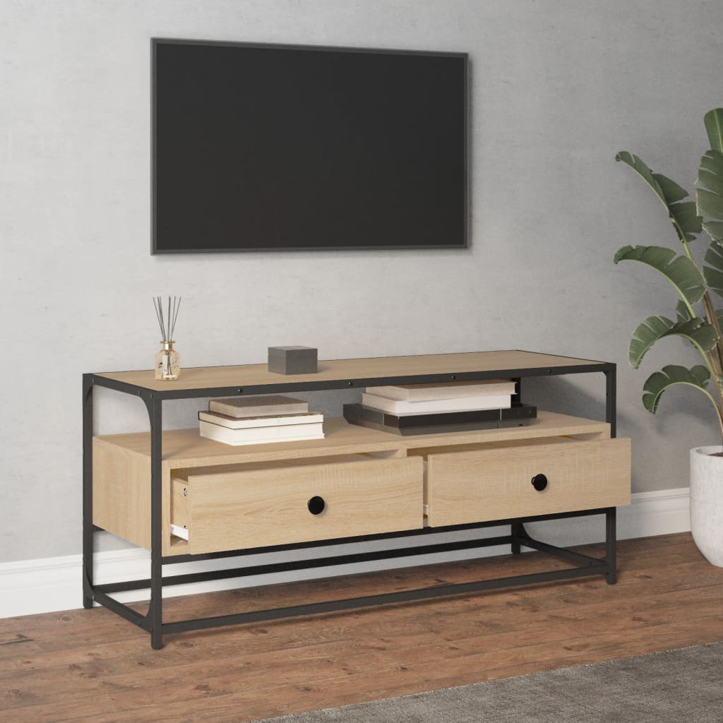Tv-møbel Sonoma eg 100x35x45 cm træmateriale