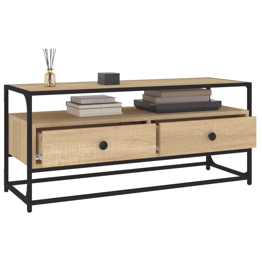 Tv-møbel Sonoma eg 100x35x45 cm træmateriale