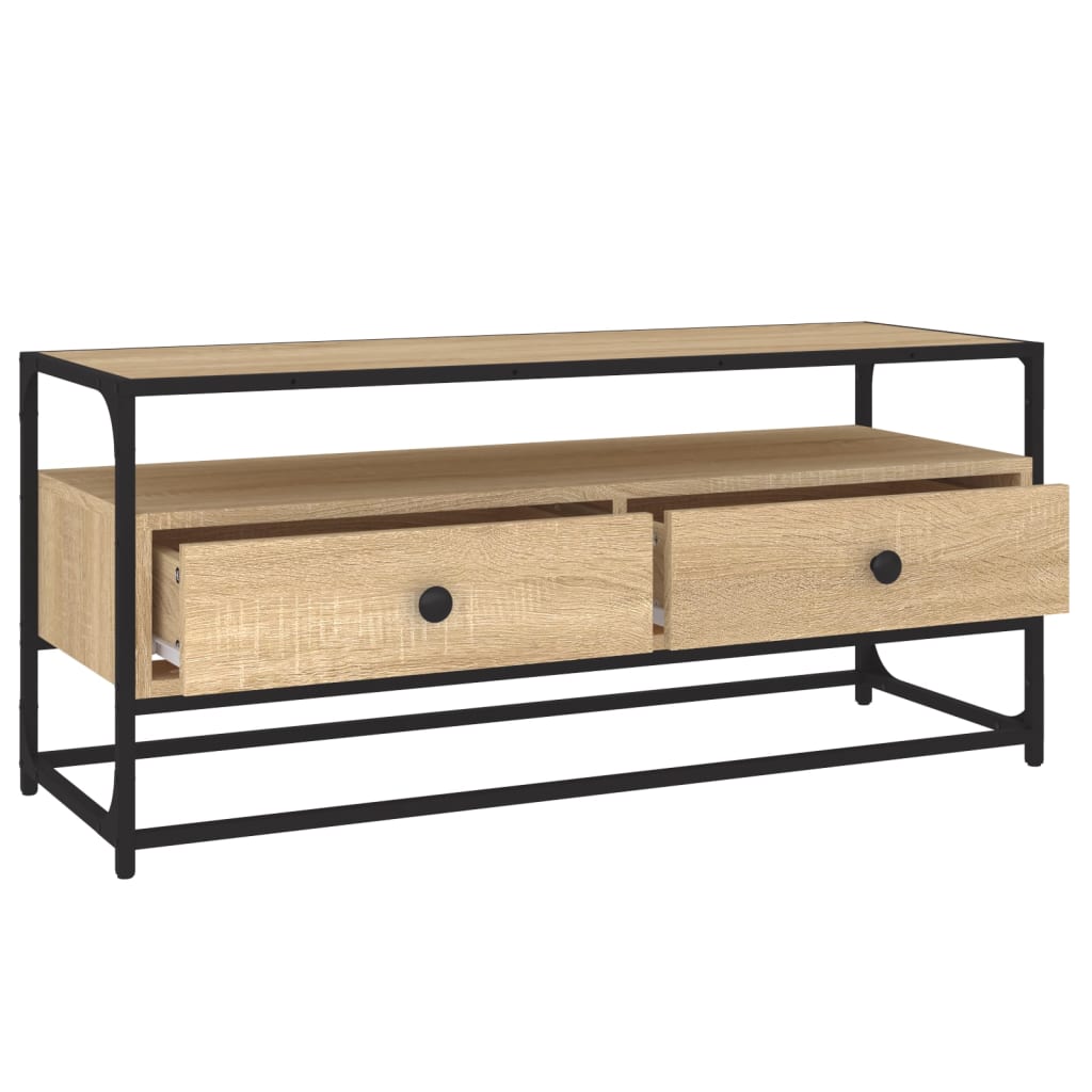 Tv-møbel Sonoma eg 100x35x45 cm træmateriale