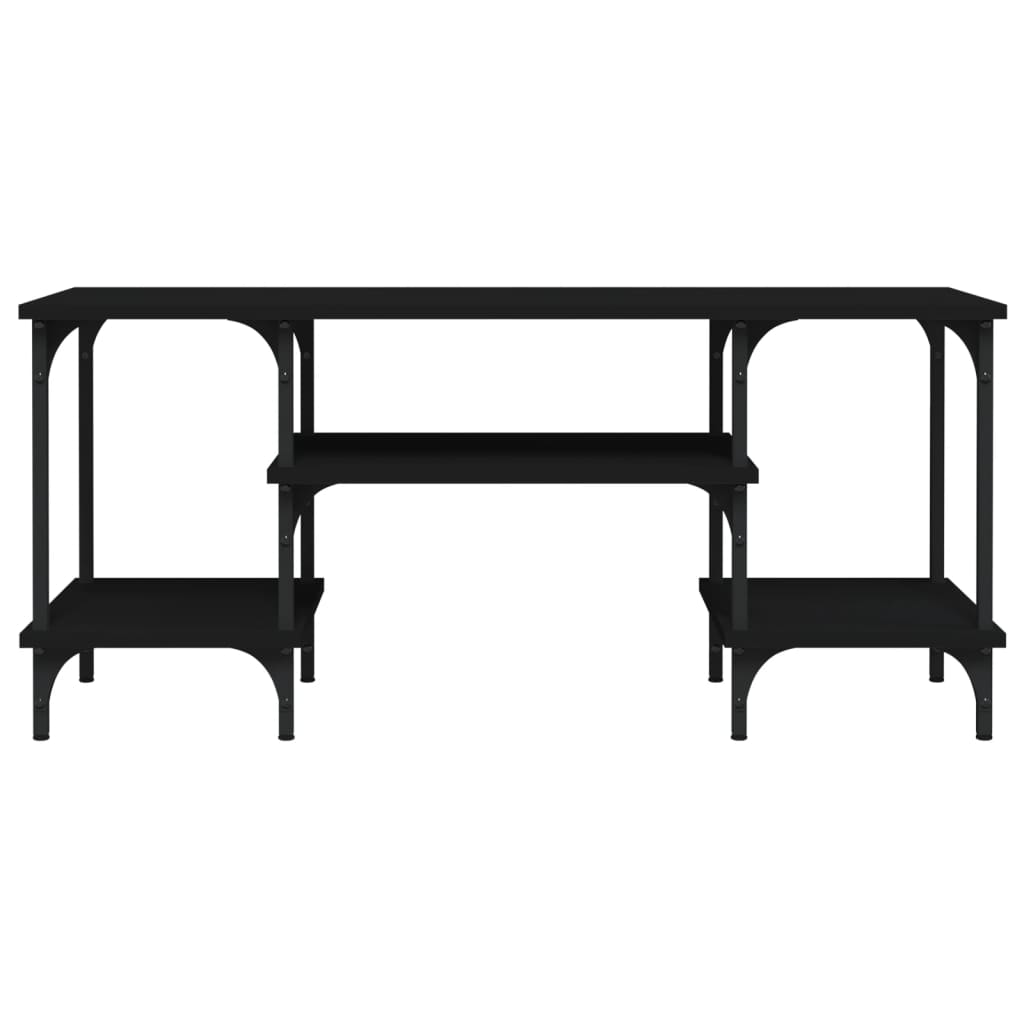 TV-skab Sort 102x35x45,5 cm Træ Materiale