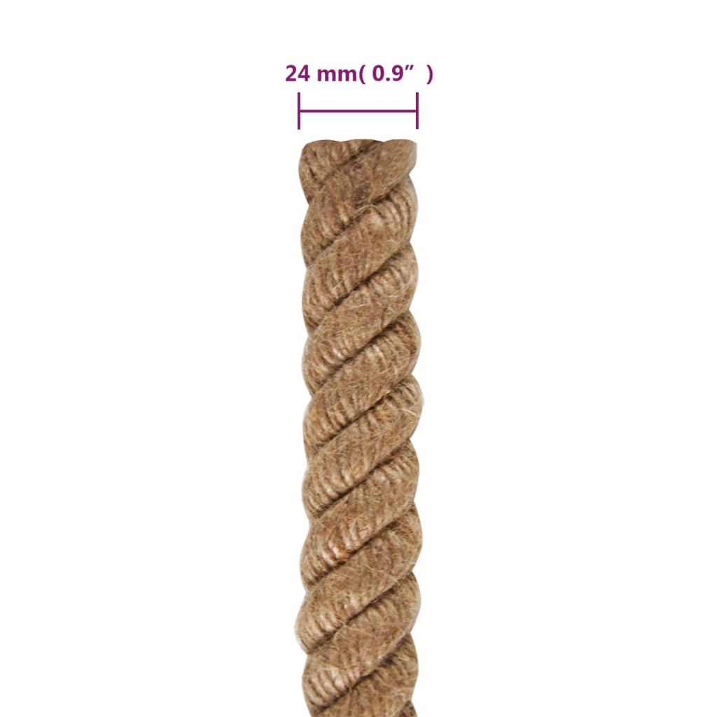 Jute reb 50 m længde 24 mm tykkelse
