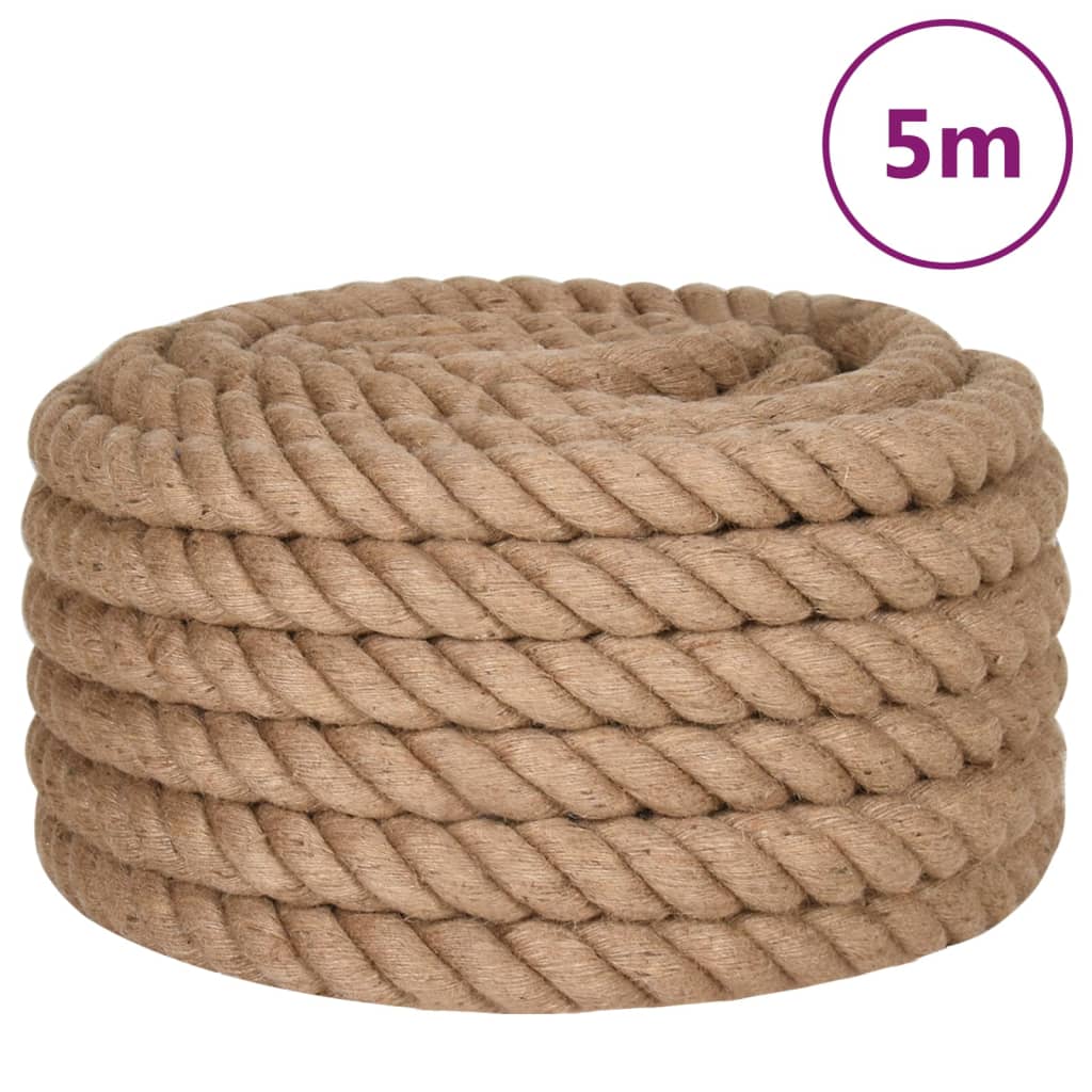 Jute reb 5 m længde 50 mm tykkelse