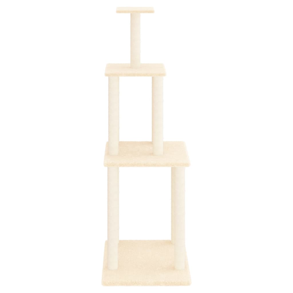 Kradsestolpe med sisal kradsestolpe creme 149 cm