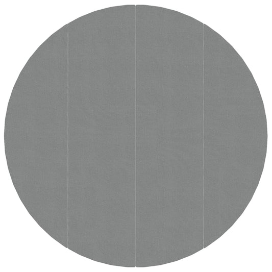 Pool-Bodentuch Hellgrau Ø428 cm Polyester Geotextil