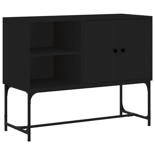 Sideboard Schwarz 100x40x79,5 cm Holzwerkstoff