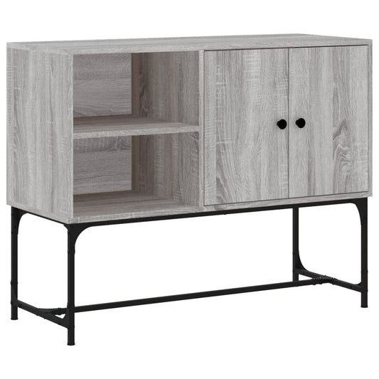 Sideboard Grau Sonoma 100x40x79,5 cm Holzwerkstoff