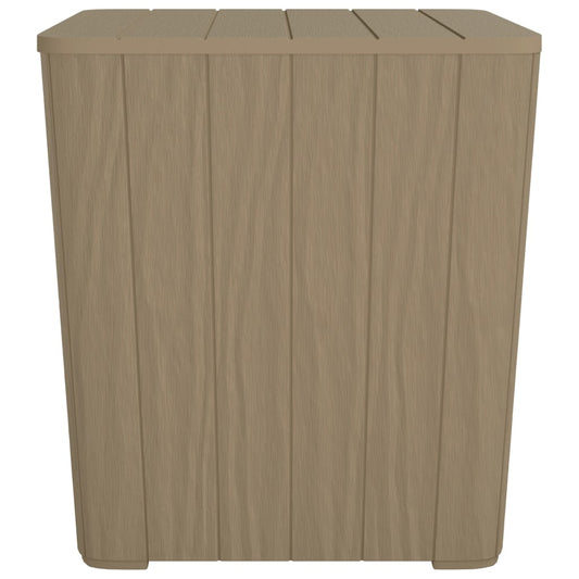 Gartentisch mit Abnehmbarer Tischplatte Hellbraun Polypropylen