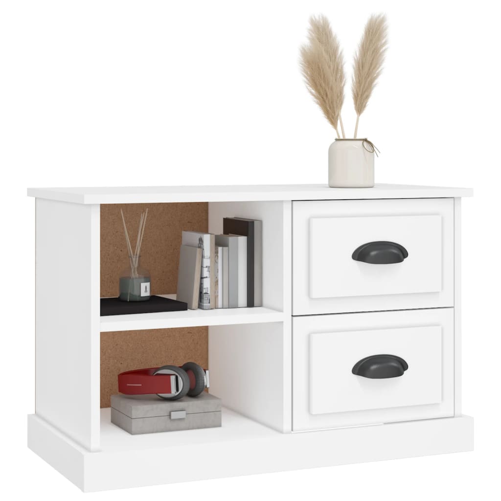 TV-skab Hvid 73x35,5x47,5 cm Træ Materiale