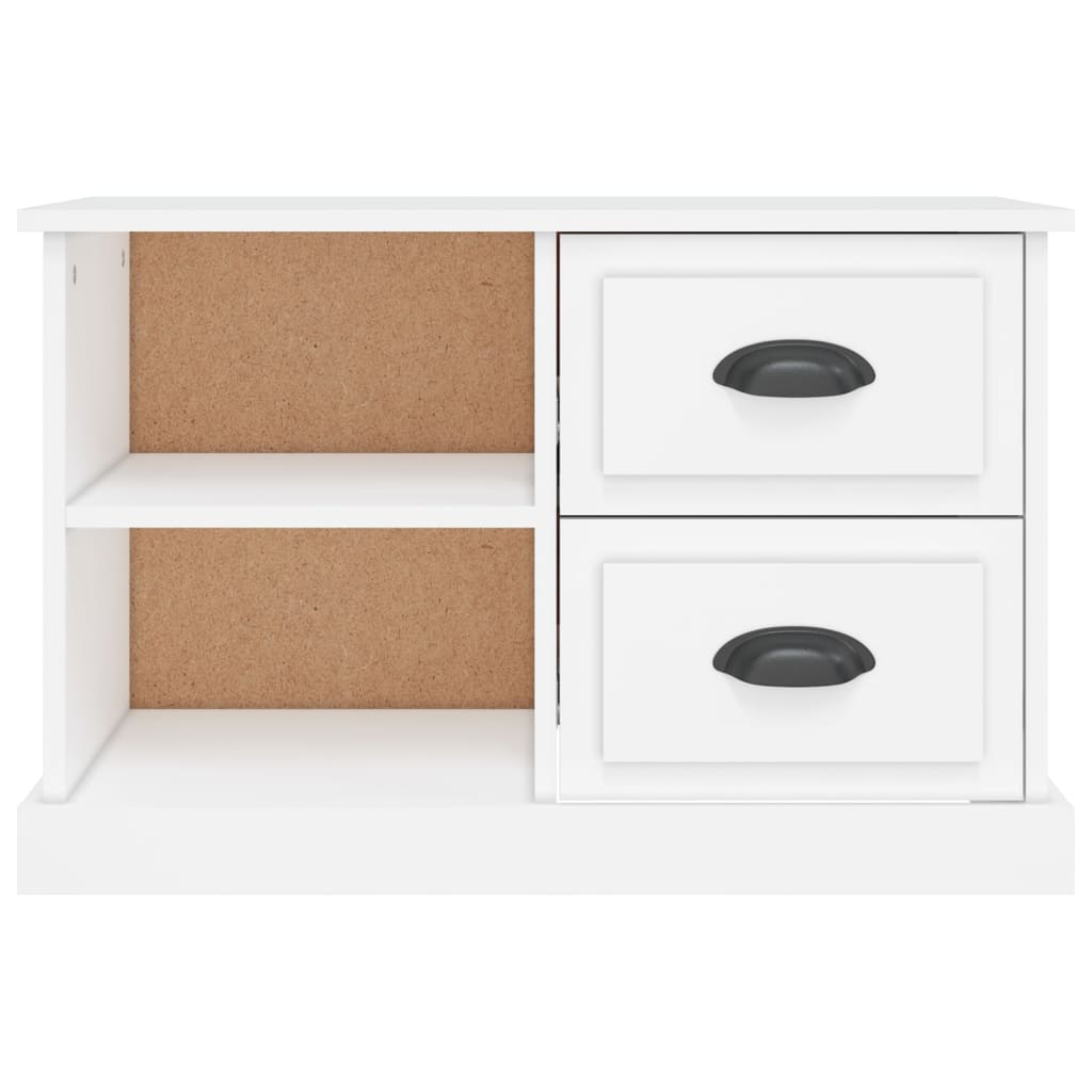 TV-skab Hvid 73x35,5x47,5 cm Træ Materiale