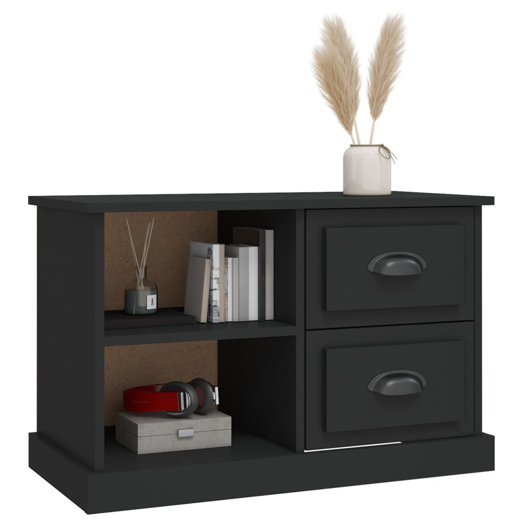 TV-skab Sort 73x35,5x47,5 cm Træ Materiale