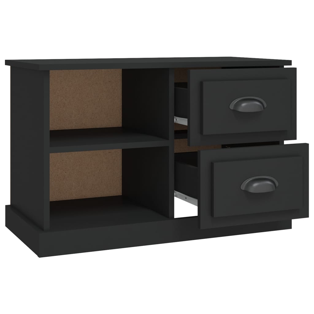 TV-skab Sort 73x35,5x47,5 cm Træ Materiale