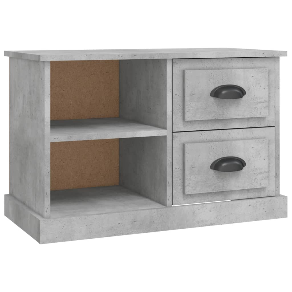 Tv-møbel betongrå 73x35,5x47,5 cm træmateriale