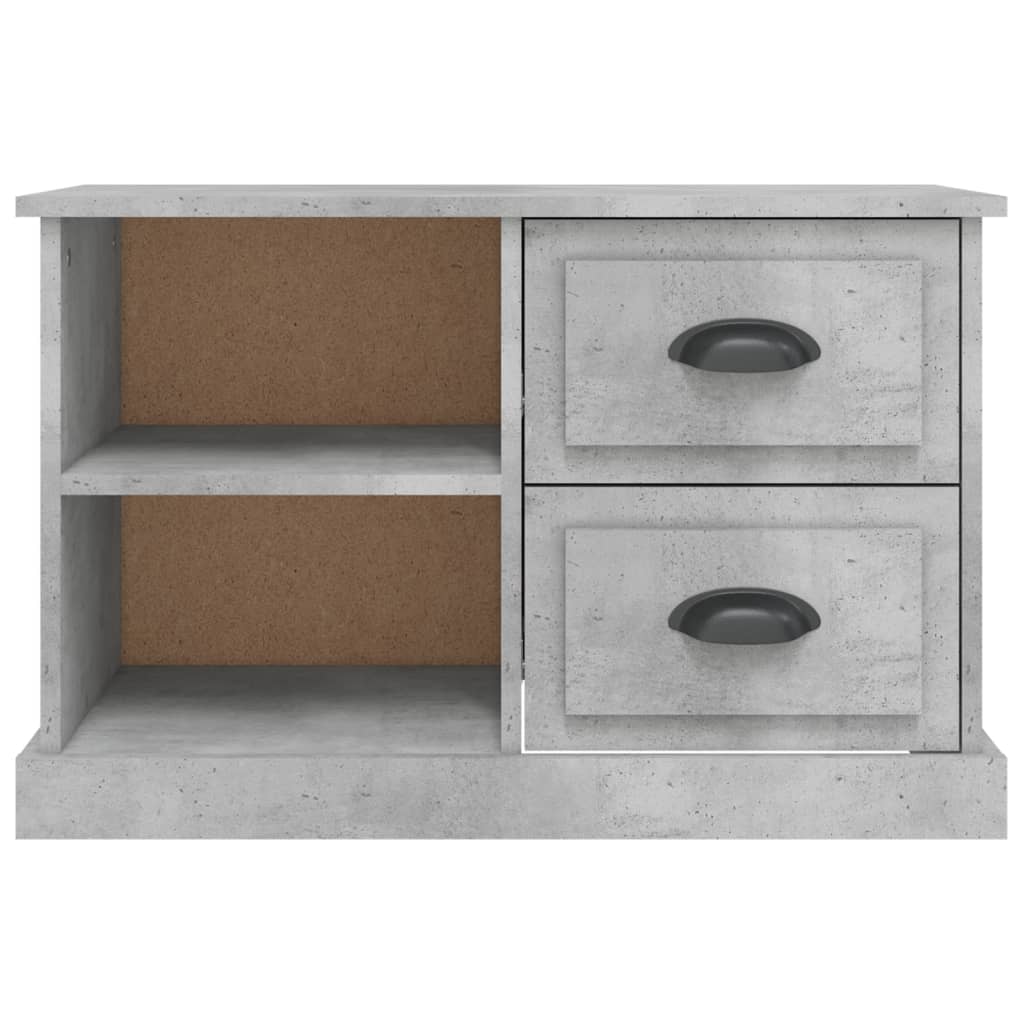 Tv-møbel betongrå 73x35,5x47,5 cm træmateriale