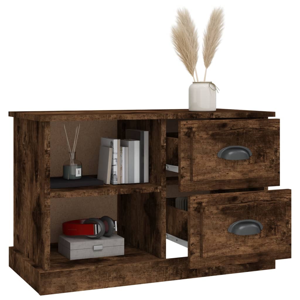 TV-møbel røget eg 73x35,5x47,5 cm træmateriale