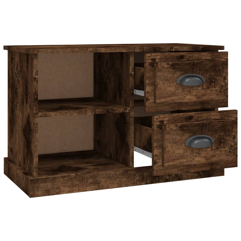 TV-møbel røget eg 73x35,5x47,5 cm træmateriale