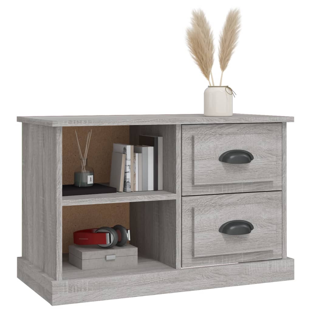 TV-skab Grå Sonoma 73x35,5x47,5 cm Træ Materiale